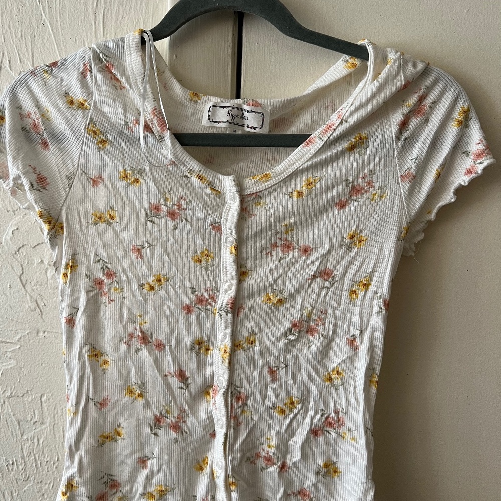 Rose shirt from Macy’s